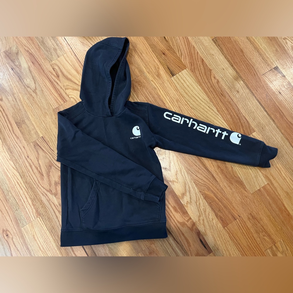 Carhartt Kids size 10/12 Black Hoodie